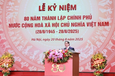 Thủ tướng: Chính phủ dưới sự lãnh đạo của Đảng, 80 năm hành trình vì nước, vì dân