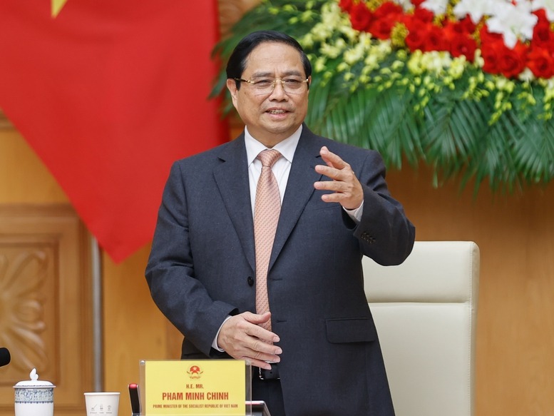 Thủ tướng Phạm Minh Chính làm việc với Đoàn doanh nghiệp Thuỵ Sĩ và châu Âu- Ảnh 3.