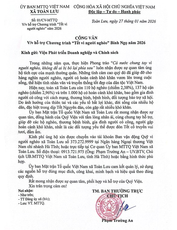 “Tết Vì Người Nghèo” – Khi Doanh Nghiệp và Chính Sách Chung Tay Không Để Ai Bị Bỏ Lại Phía Sau