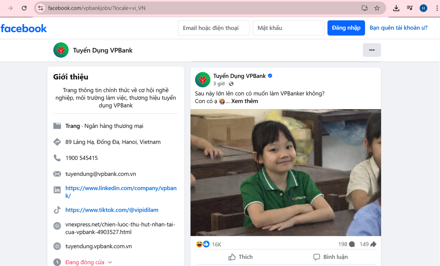 VPBank tuyển dụng: Bất chấp đạo đức và pháp luật khi dùng ảnh trẻ em làm "meme"?